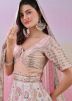 White Stone Work Anarkali Salwar Suit Set