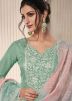 Green Embroidered Salwar Suit Set