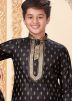 Black Father & Son Readymade Kurta Pajama