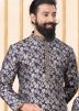 White Father & Son Readymade Kurta With Dhoti