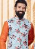 Father & Son Orange Readymade Kurta Pajama