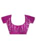 Magenta Embroidered Saree In Net
