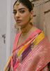 Multicolor Art Silk Zari Woven Saree