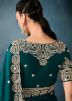 Gren Embroidered Tussar Silk Saree