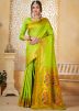 Green Woven Border Paithani Saree