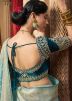 Light Blue Zari Woven Saree