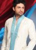 Readymade Cream Art Silk Kurta Pyjama