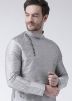 Readymade Grey Dupion Silk Kurta With Churidar