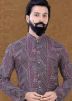 Multicolored Front Buttoned Printed Kurta With Pajama