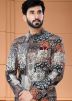 Multicolored Printed Indo Western Sherwani Set