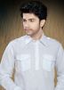 Readymade White Cotton Kurta Pyjama Set