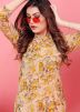 Readymade Beige Floral Print Co-Ord Set
