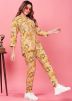 Readymade Beige Floral Print Co-Ord Set
