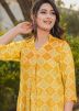 Yellow Digital Print Palazzo Set