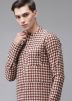 Beige Block Printed Kurta Pajama In Cotton