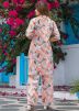 Multicolored Printed Co-Ord Set In Cotton