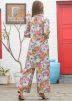 Brown Cotton Co-Ord Set In Floral Print