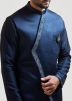 Readymade Navy Blue Embroidered Nehru Jacket