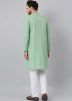 Green Chikankari Work Kurta Pajama