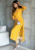 Yellow Kurta Set In Digital Print