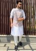 Multicolored Cotton Embroidered Nehru Jacket