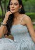 Grey Printed Readymade Cotton Dress