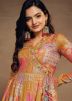 Multicolored Printed Work Kurta Set