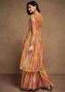 Multicolored Printed Work Kurta Set