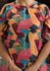 Multicolor Digital Printed Co-Ord Set In Cotton