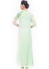 Mint Green Georgette Full Length Gown