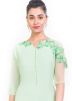 Mint Green Georgette Full Length Gown