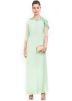 Mint Green Georgette Full Length Gown