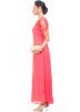 Pink Georgette Full Length Gown
