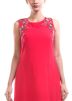 Classic Red Georgette High Low Tunic