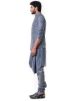 Grey Cowl Style Jacket Kurta Pajama Online Shopping