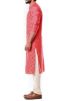 Pink Cotton Silk Hand Embroidered Kurta Set
