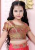 Pink Readymade Kids Lehenga Choli With Dupatta