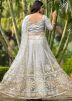 Grey Embroidered Lehenga Choli In Net