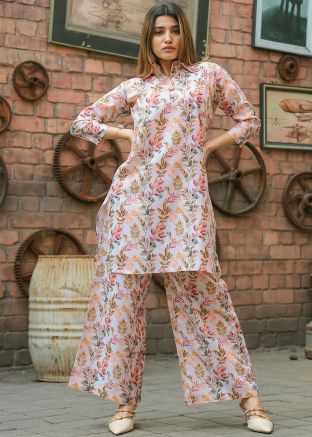 Multicolored Floral Print Co-Ord Set