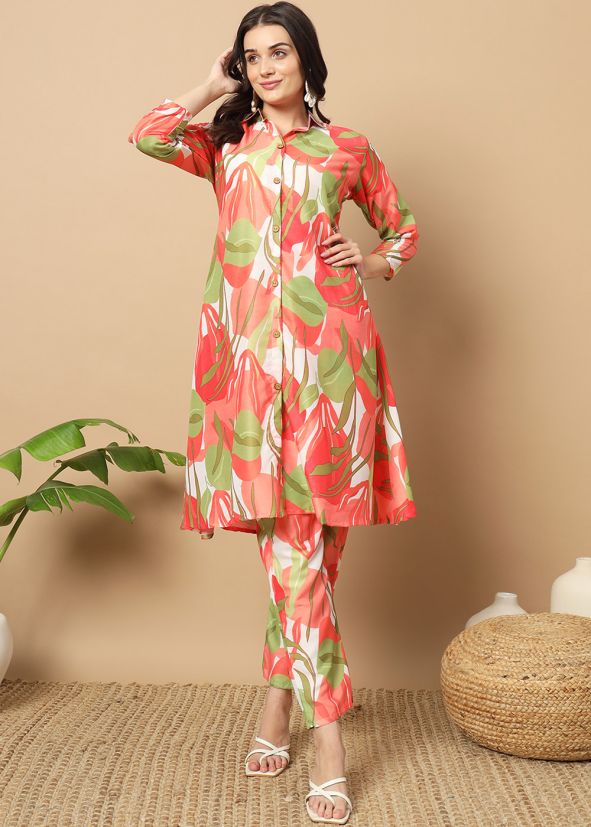 Readymade Multicolor Printed Co-Ord Set