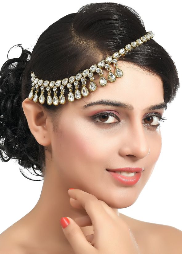 Stone Studded White Passa