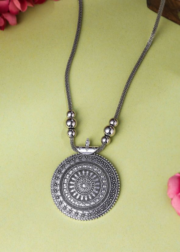 Oxidised Silver Necklace