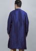Blue Embroidered Readymade Kurta