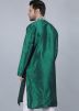 Green Embroidered Readymade Kurta 