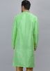 Green Embroidered Readymade Kurta 