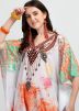 Multicolor Readymade Printed Kaftan In Crape