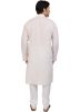 Off-White Embroidered Kurta Pajama