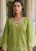 Green Cut Work Kurta Set