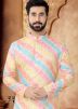 Multicolor Printed Men Kurta With Pant