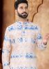 Multicolor Printed Men Kurta With Pant